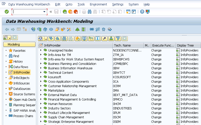 SAP GUI RSA1
