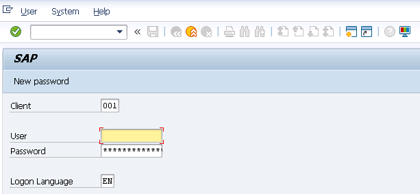 SAP GUI LOGIN