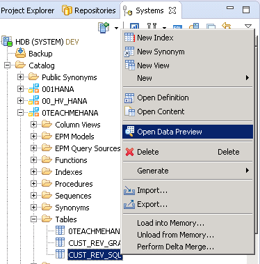 SAP HANA SQL SCRIPT INSERT STATEMENT
