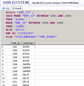 Complete SAP HANA SQL Script Tutorial (8/9)- SQL CASE & more