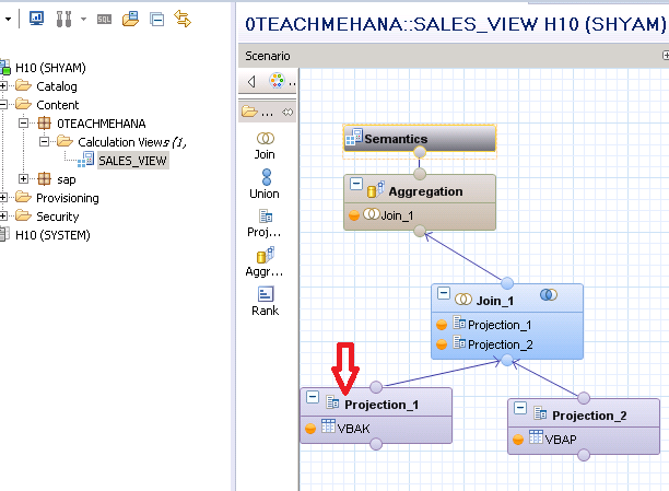 SAP HANA FILTERS FILTER CONSTANT FILTER GRAPHICAL CALCULATION VIEW