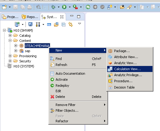 Rank function in sap hana calculation view