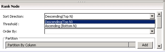 Rank function in sap hana calculation view