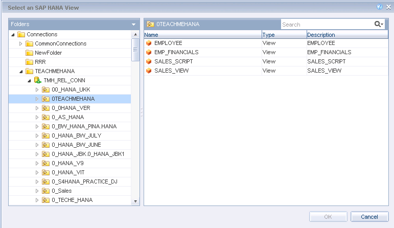 SAP Business Objects Web Intelligence on SAP HANA